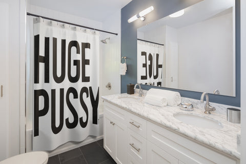 HUGE PUSSY SHOWER CURTAIN
