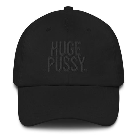 HUGE PUSSY CLASSIC DAD HAT - BLACK